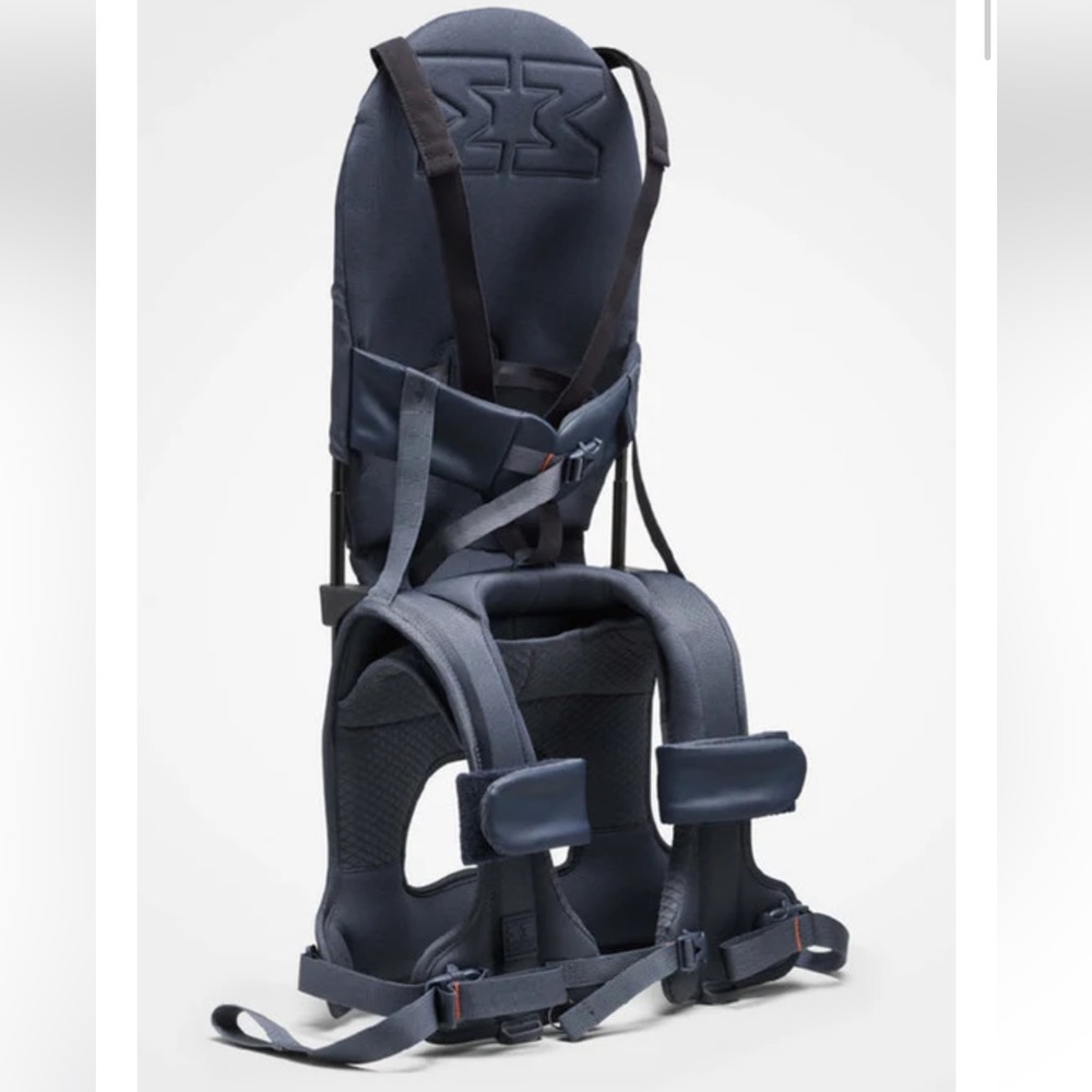 Minimeis Shoulder Carrier and Matching Hero Backpack in Dusk Blue NWT